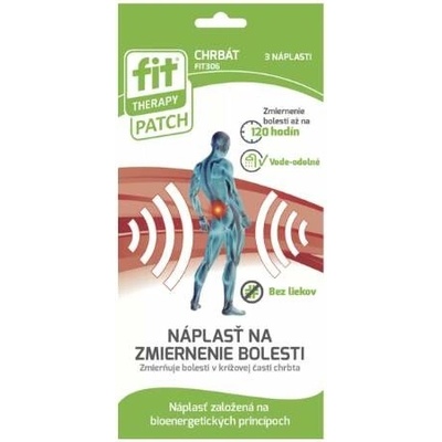 FIT Therapy patch náplasť na chrbát 3 ks