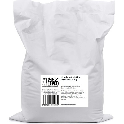 Život bez lepku Hrachové vločky instantné 5 kg