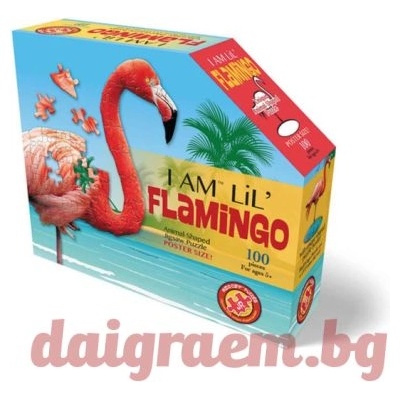 WOW Toys Пъзел wow 4009 - 100 части - Фламинго (wowp4009)