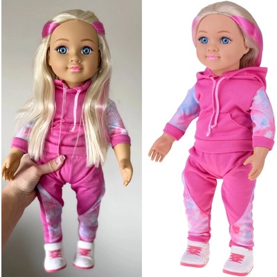 JOKOMISIADA Športová bábika May May Girl v teplákovej súprave s melódiou 48 cm
