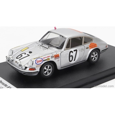 Trofeu Porsche Coupe S6 Team J.farjon N 67 Le Mans 1969 Philippe Farjon Jacky Dechaumel Silver 1:43