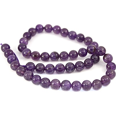 Přírodní Amethyst 8mm - 47Ks - 8mm