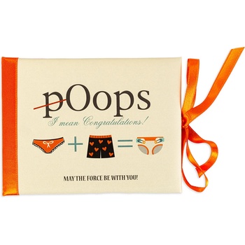 Image 1 of NBoutique Луксозна картичка - Честито бебе, Poops