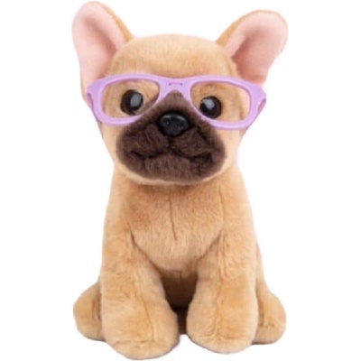 Studio Pets Плюшена играчка Studio Pets - Куче Френски булдог с очила, Фреди (6245-3)