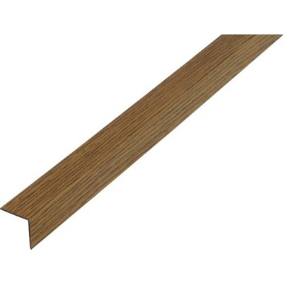 L profil PVC čerešňa 20x20x1,5 mm 2,6 m