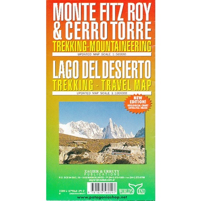 mapa Fitz Roy a Cerro Torre 1:50 000 ZU