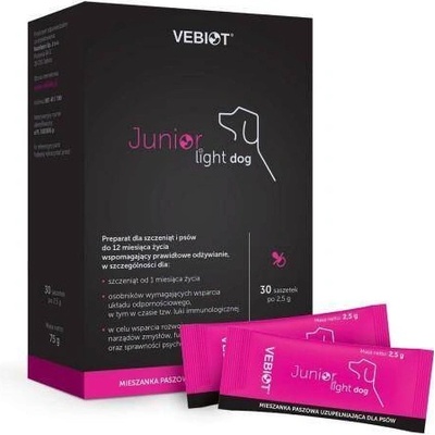 Vebiot junior-light dog 30 sáčků 75 g