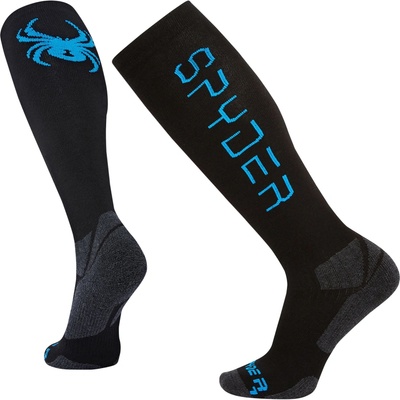 Spyder dámské lyžařské podkolenky černá/modrá – Zbozi.Blesk.cz