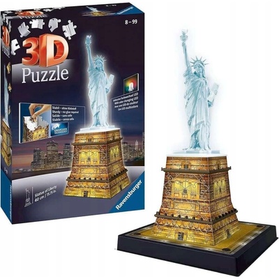 Ravensburger 3D puzzle Socha Slobody 108 ks