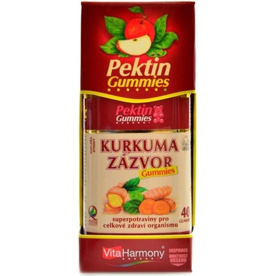 Kurkuma & Zázvor superpotravina pro celkové zdraví organismu 40 gummies