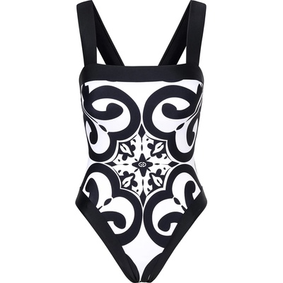 Goldbergh Дамски бански костюм Goldbergh Women's Costella Bathing Suit Swimsuit - Black / White - размер XS (150-5884-0111)