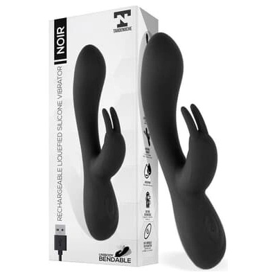 Noir Vibe vstrekovaný tekutý silikón 2 motory USB