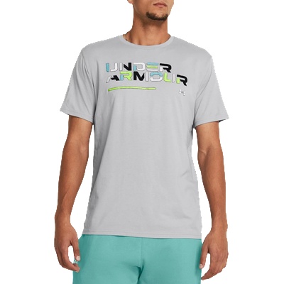 Under Armour Тениска Under Armour Colorblock Wordmark 1382829-011 Размер L