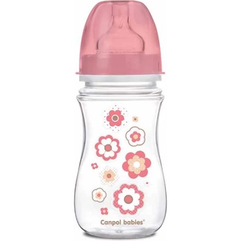 Canpol babies Антиколик шише Canpol - Newborn Baby, 240 ml, розово (35/217_pin)