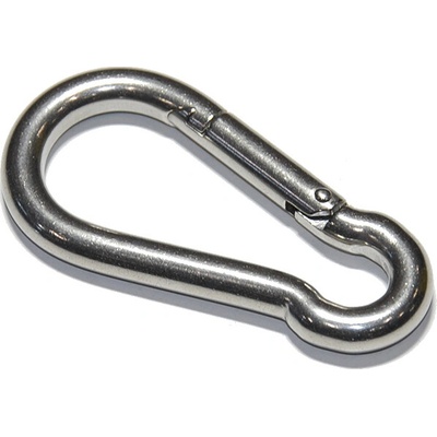 Karabina hasičská DIN 5299C, nerez A2, 80x8mm