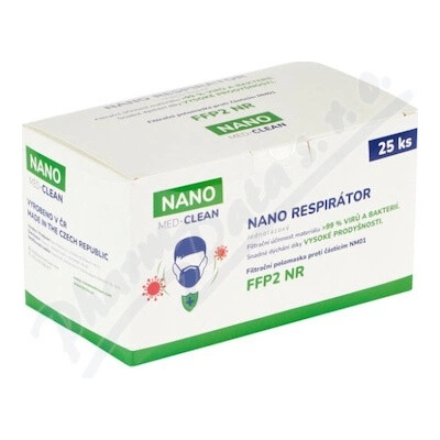 Nano Medical Respirátor Clean FFP2 25 ks