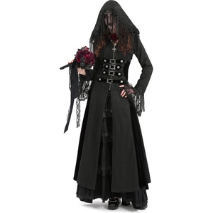 Devil fashion дамско палто DEVIL FASHION - Black Vintage Gothic - CT24701