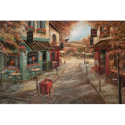 Ulička 5 - obraz na desce 1 deska 90x60