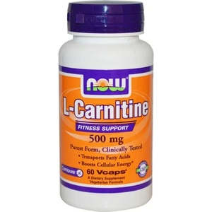 NOW L-Carnitine 500 mg капсули 60 бр.