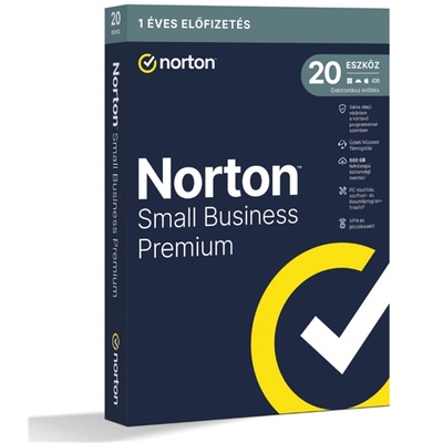 Symantec SW Norton Small Business Premium 2.0 - 21463570 - 500GB BG 1 потребител, 20 устройства / 1 година, в кутия (21463570)