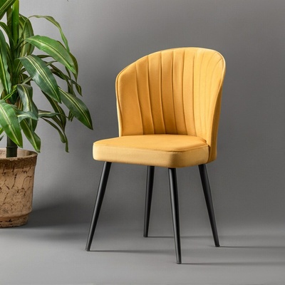 Kalune Design Rubi čierna / žltá 2 ks