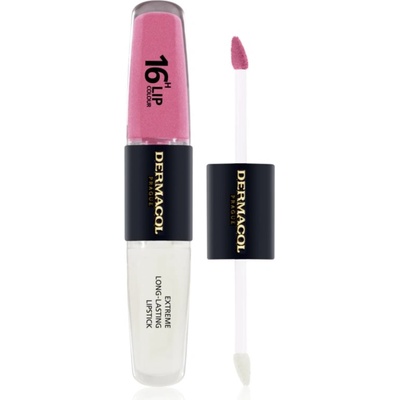 Dermacol 16H Lip Colour дълготрайно червило и гланц за устни цвят 11 2x4ml