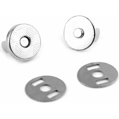 Magnetické zapínání na kabelky Ø10 mm Nikl – Zboží Dáma