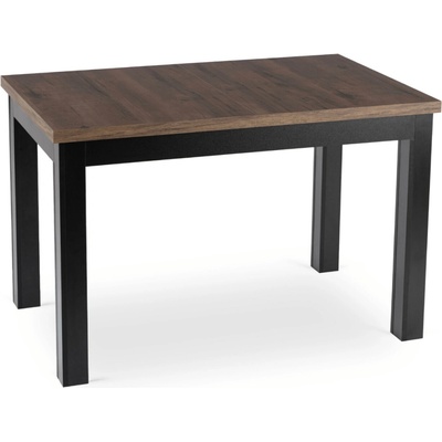 JAKS Rozkladací Skubi čierny 120 - 160 cm orech