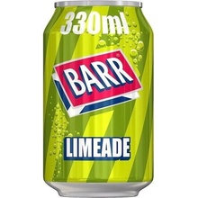 Barr sycený nápoj s příchutí citronové limonády 330 ml