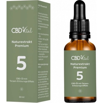 CBD VITAL Натурален CBD екстракт Premium 5% - 30 мл