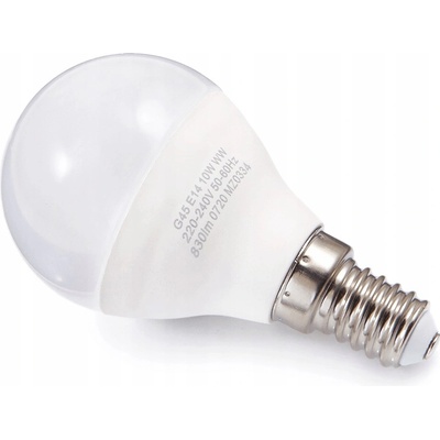 MILIO LED žárovka G45 E14 10W 830 lm teplá bílá