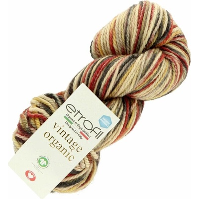 Etrofil Vintage Organic Hand Paint SE709 červeno sivá