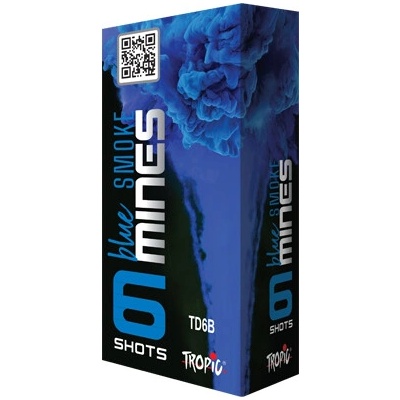 Tropic Mina dýmová 6 ran 30mm BLUE mina dýmová TD6 Blue