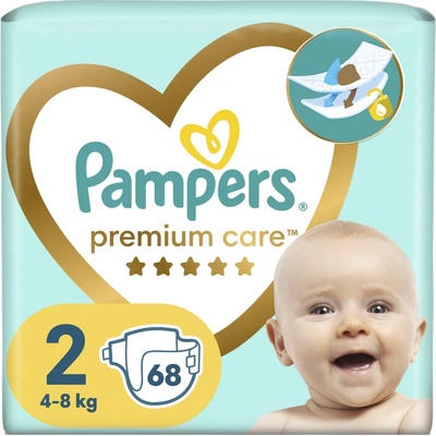Pampers Premium Care Размер 2, 68бр. 4-8 кг