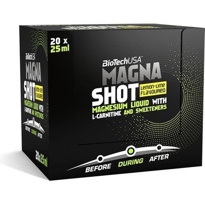 BioTech USA Magna Shot citron-limetka 20 x 25 ml