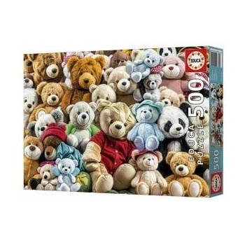 Educa Пъзел Educa Teddy Bears 500 Части
