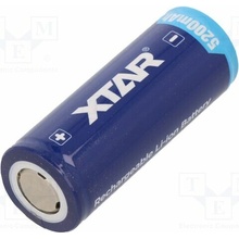 XTAR 26650 5200 7A FLAT TOP Akum: Li-Ion; 26650; 3,6V; 5200mAh; Ø26,6x68mm; 7A; 1ks.