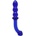 Mokko Стъклено дилдо "glass romance blue" 18 см