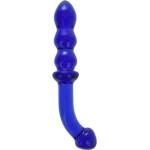 Mokko Стъклено дилдо "glass romance blue" 18 см