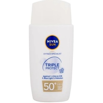 Nivea Sun Triple Protect OF50+ hydratační pleťový krém na opalování 40 ml