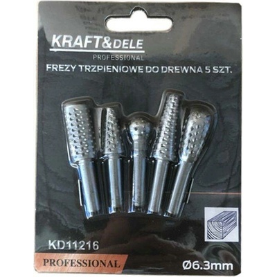 KRAFT&DELE KRAFT&DELE Stopkové frézy na dřevo 5 ks KD11216