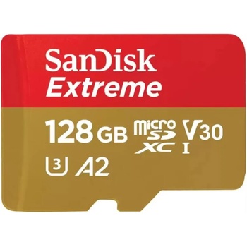 SanDisk Extreme microSDXC 128GB UHS-I/U3/A2/CL10 (SDSQXAA-128G-GN6MA/121586)