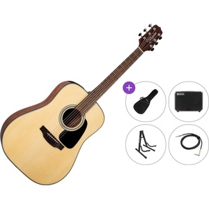 Takamine GLD12E Premium SET Natural Satin Електро-акустична китара Дреднаут