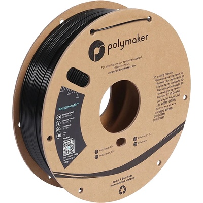 Polymaker PolySmooth cierny 1,75mm 750g