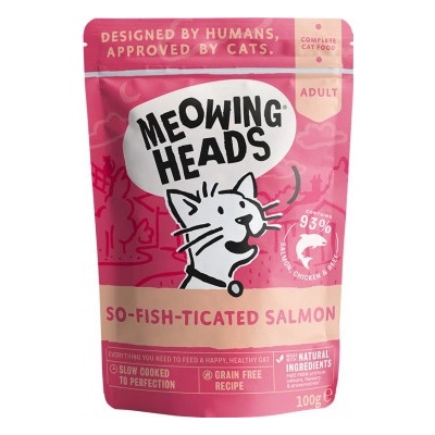 MEOWING HEADS So-fish-ticated Salmon 100 g