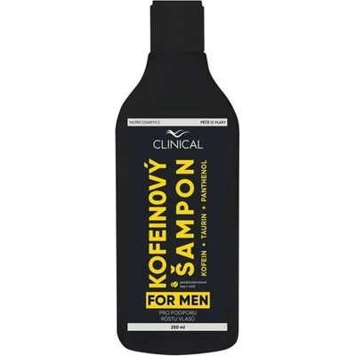CLINICAL NUTRICOSMETICS Clinical Kofeinový šampon FOR MEN 250 ml