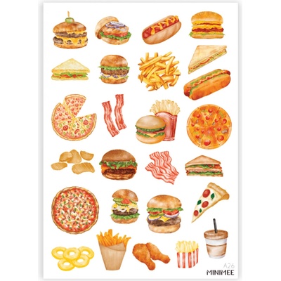 Samolepky MINIMEE Fast Food