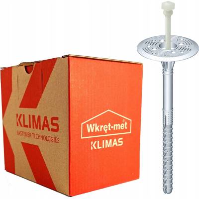 Izolační objímky Klimas Wkręt-Met 10 x 260 100 ks