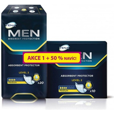 Tena Men Level 2 +50% navíc 750739 30 ks – Zboží Dáma
