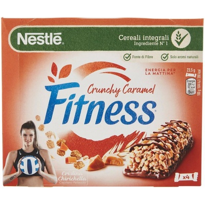 Fitness cereálna tyčinka s karamelom 4 x 23,5g